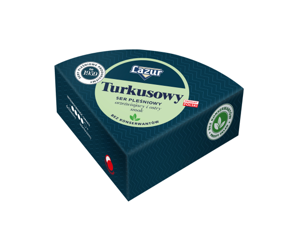 Ser pleśniowy Lazur Turkusowy ćwiartka