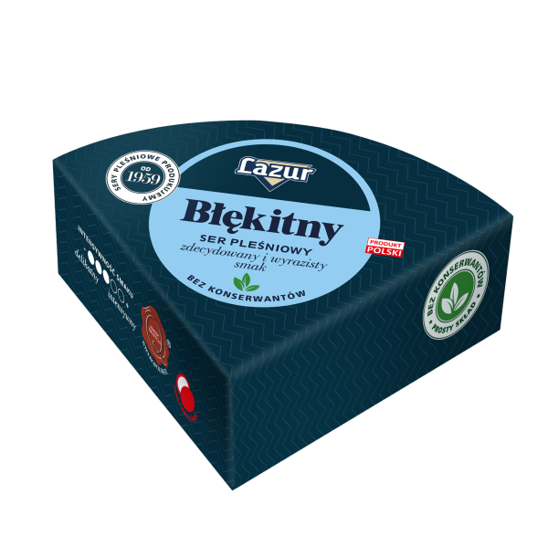 Ser pleśniowy Lazur Błękitny ćwiartka